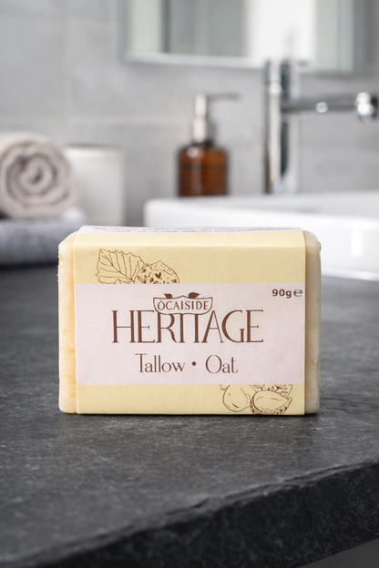 Nutty Tallow & Hazelnut Soap Bar (90g)