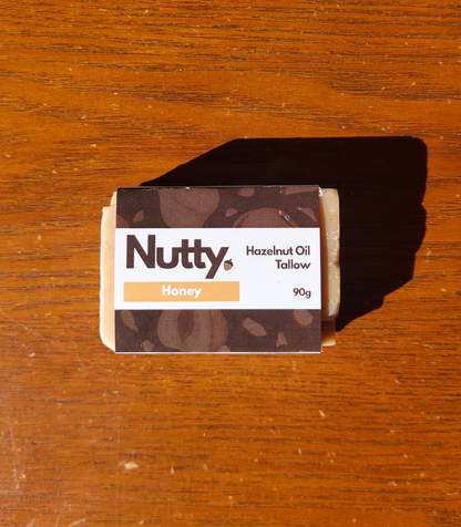Nutty Tallow & Hazelnut Soap Bar (90g)